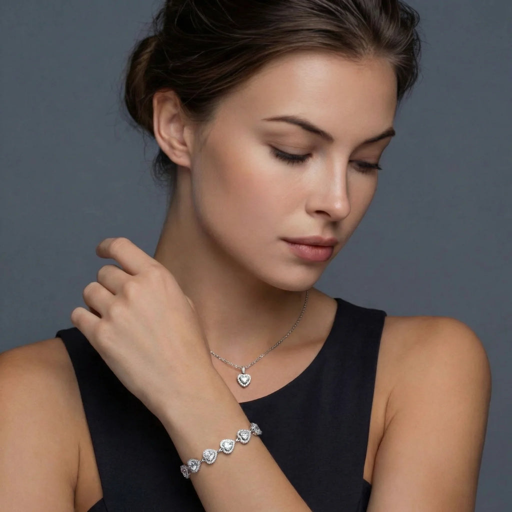 Heart Symphony Moissanite Set - obscura
