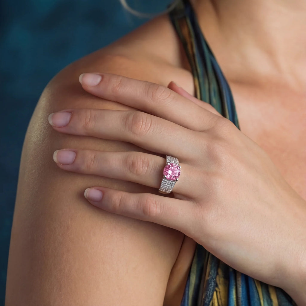 Blush Dreams Moissanite Set - obscura