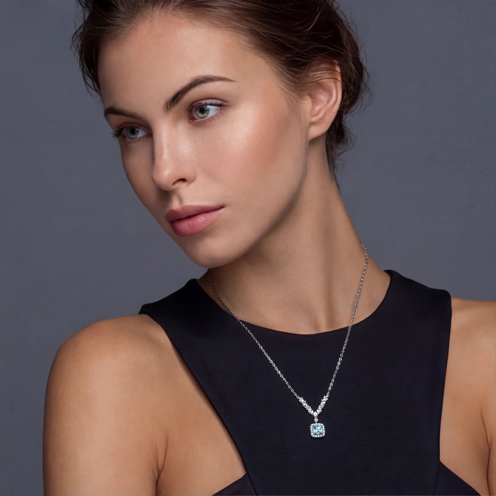 Celestial Arc Moissanite Necklace - obscura